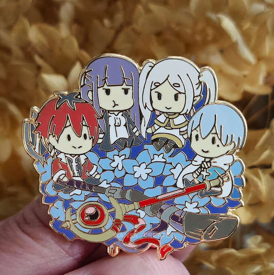 Frieren Flower Staff Pin