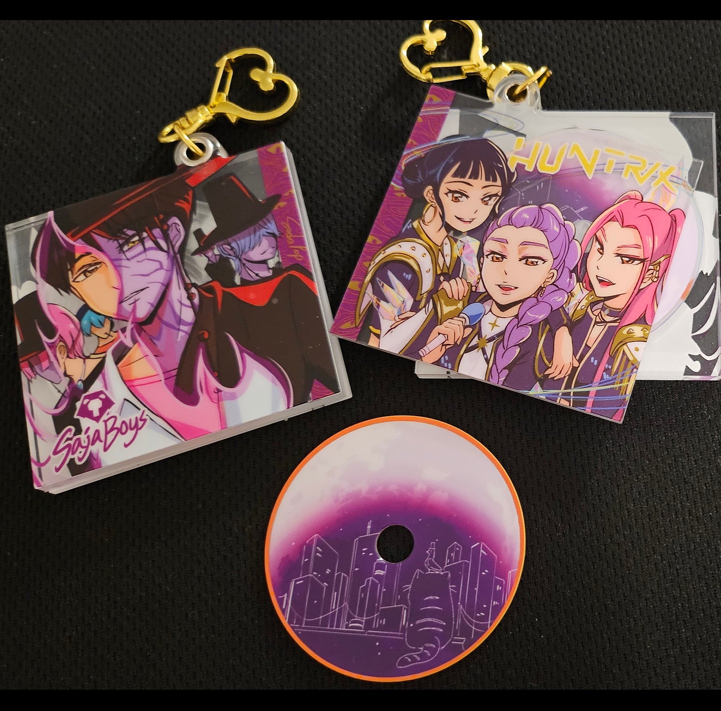 KPOP Demon Hunters Special Holo CD Charm