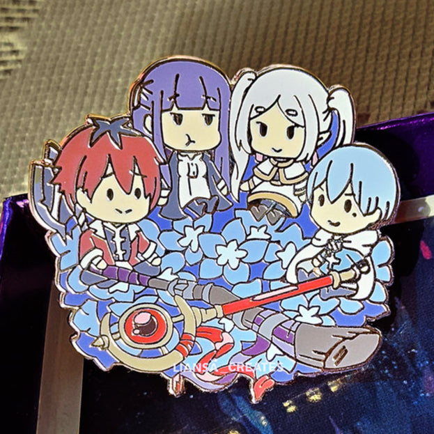 Frieren Flower Staff Pin